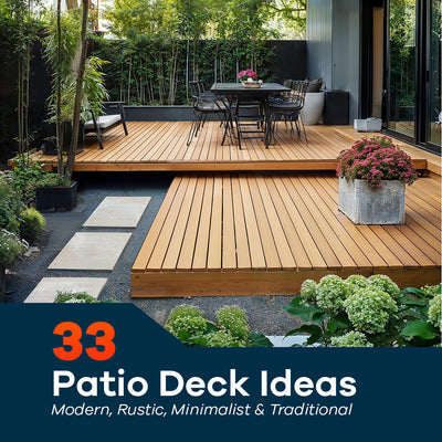 33 Stunning Patio Deck Ideas For Your Yard