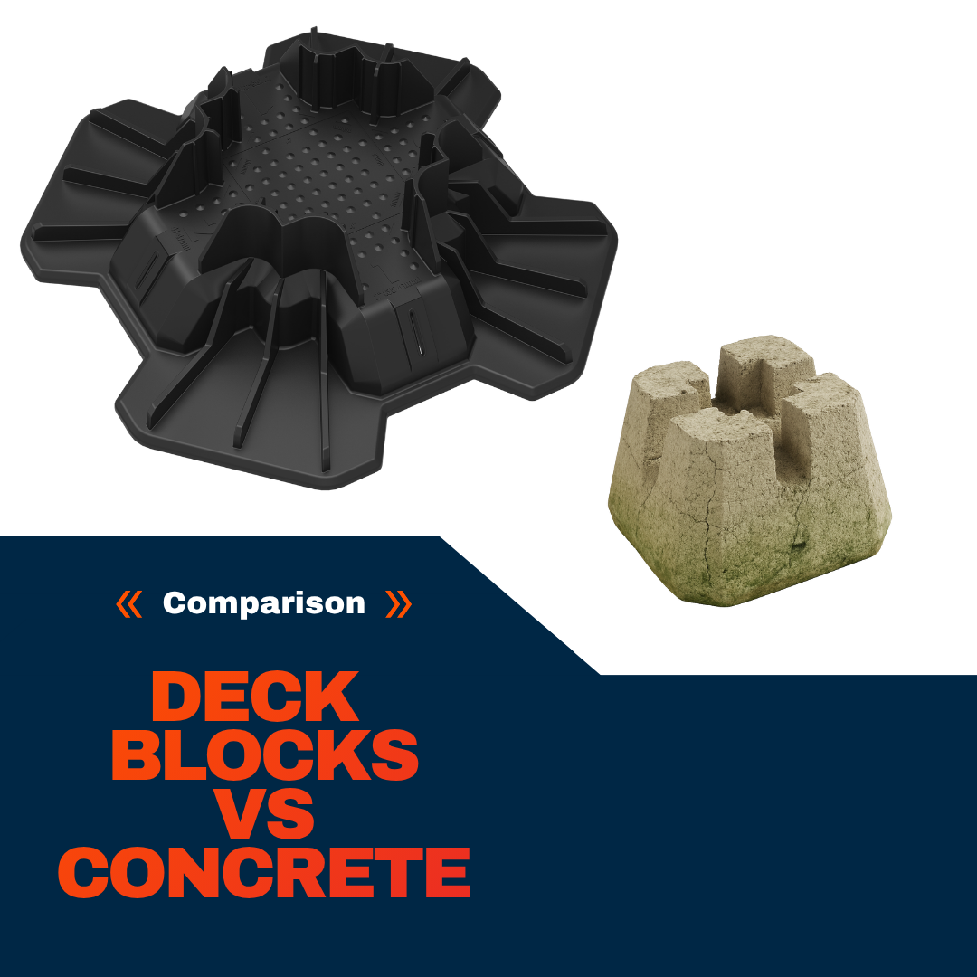 Plastic Deck Blocks vs Concrete: Which Actually Holds Up?