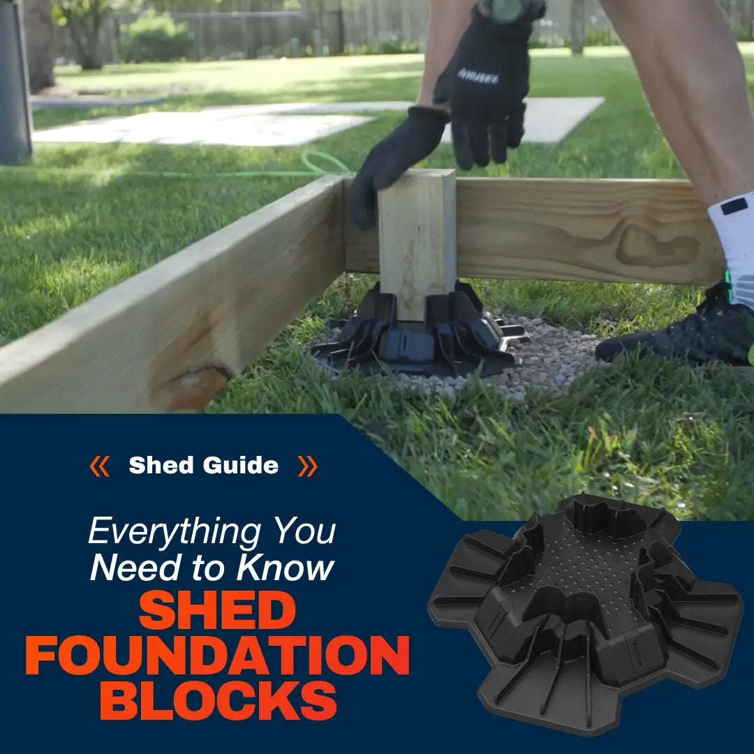 Shed Foundation with Deck Blocks: Everything You Need to Know