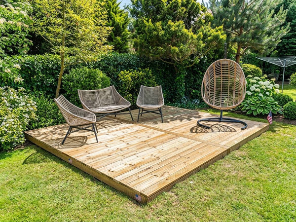 Low level decks and pergolas