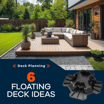 6 Floating Deck Ideas Using Deck Blocks