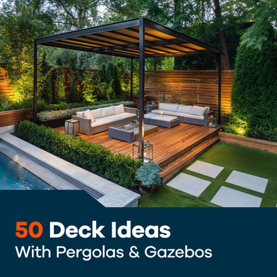 50 Deck Ideas With Gazebos & Pergolas