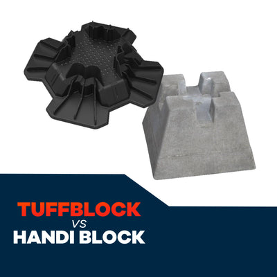 TuffBlock Deck Blocks versus Handi Block  - A Comparison