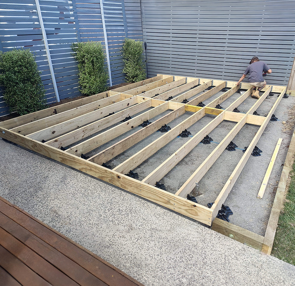 Building Blocks Float Floating Decks With Concrete Blocks How To Build A Floating Deck