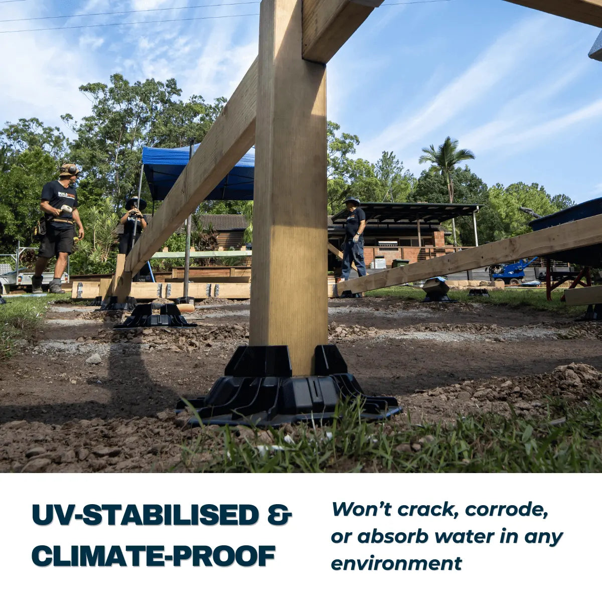 TuffBlock Deck Blocks - No-Dig Instant Foundation System