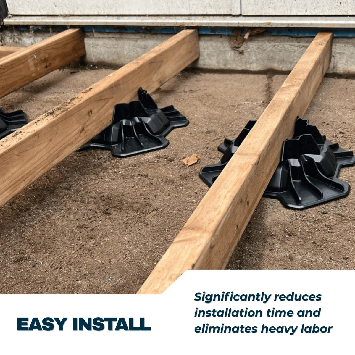 TuffBlock Deck Blocks - No-Dig Instant Foundation System