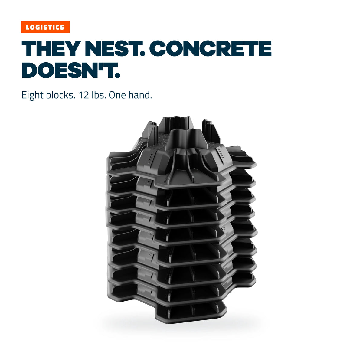 TuffBlock Deck Blocks - No-Dig Instant Foundation System