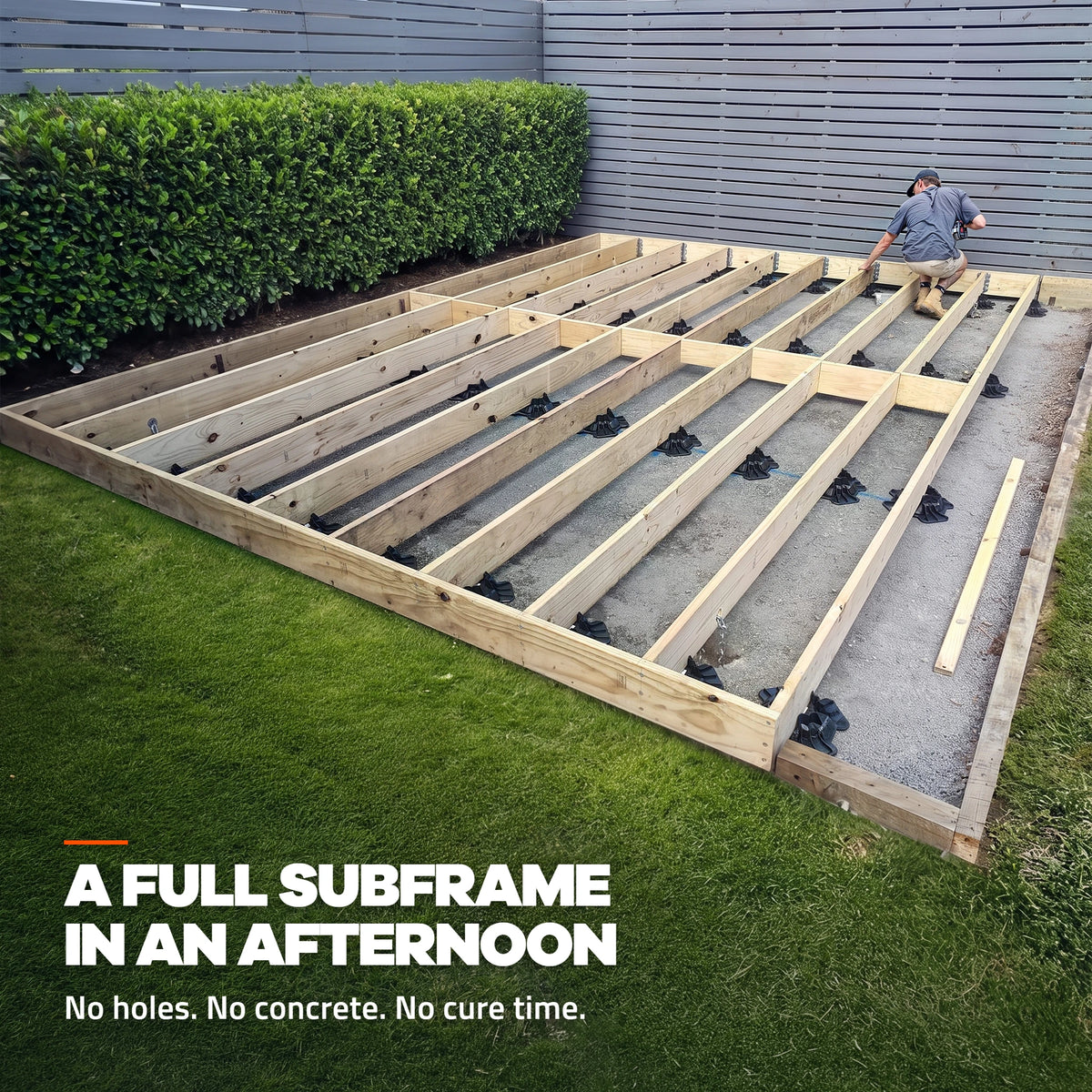 TuffBlock Deck Blocks - No-Dig Instant Foundation System