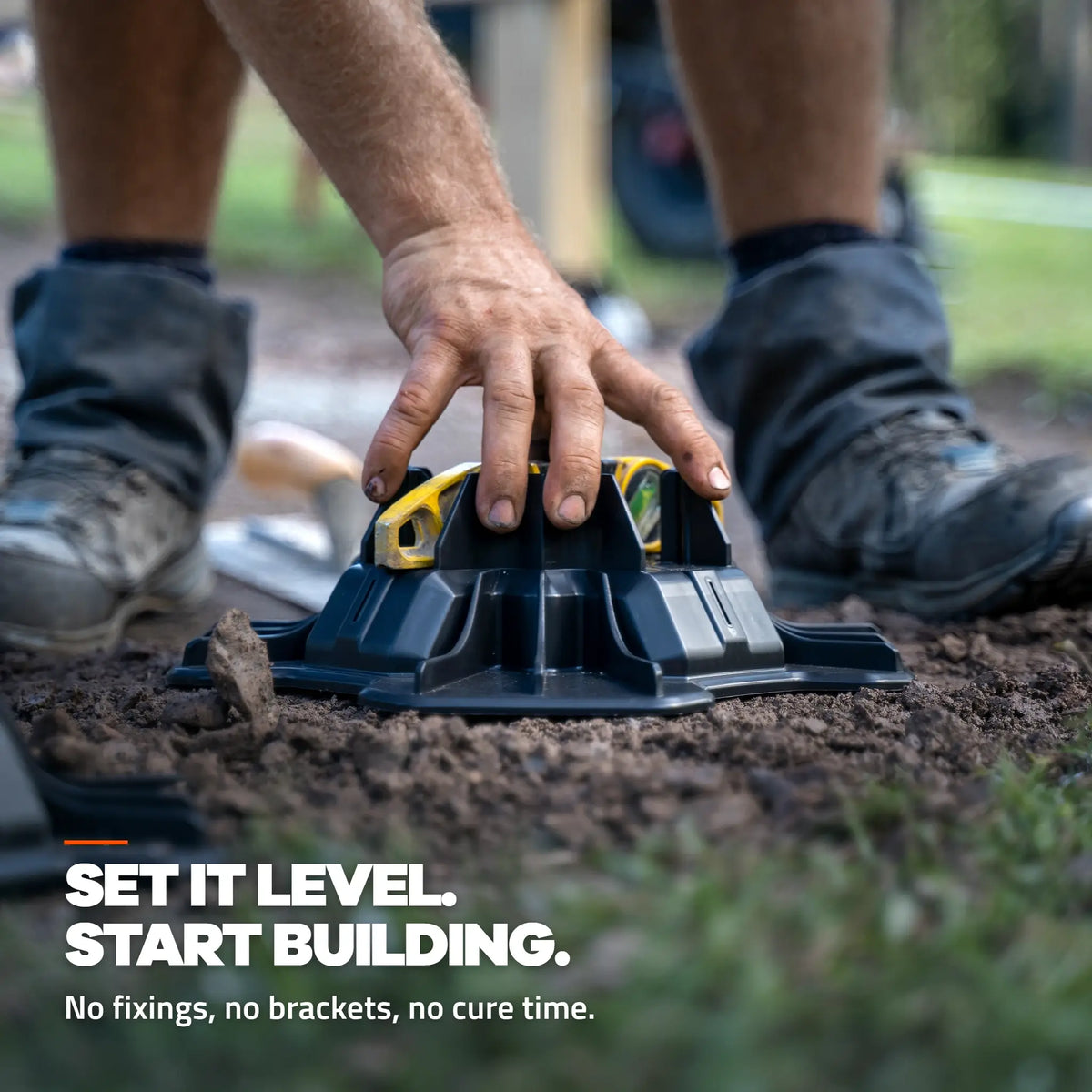 Set it level, start building